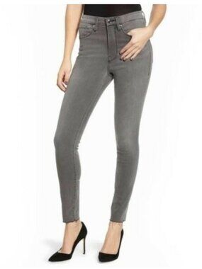 Good American Good Waist Grey Denim Jeans Size 10/30